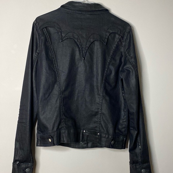 Parasuco denim legend jeans coat ( shiny dark blue ) - Picture 8 of 9